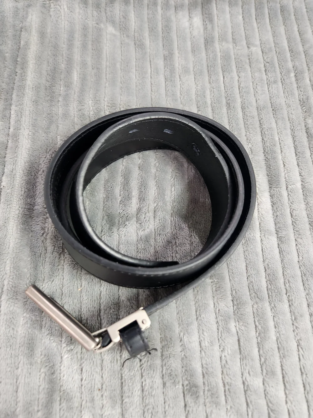 Oobe Black Unisex  black Leather Barton Belt Size M Approx. 40 in Everyday Use